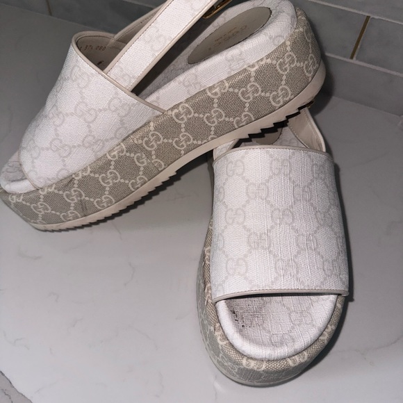 Authentic Gucci Platform Sandals. Size 8. - Picture 4 of 8